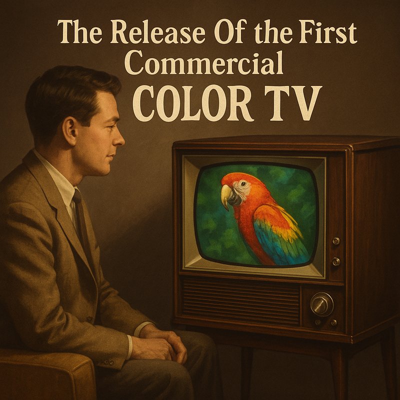 The Release of the First Commercial Color TV