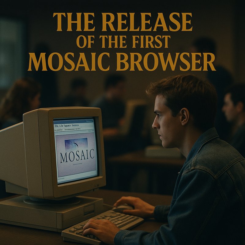 The Release of the First Mosaic Browser