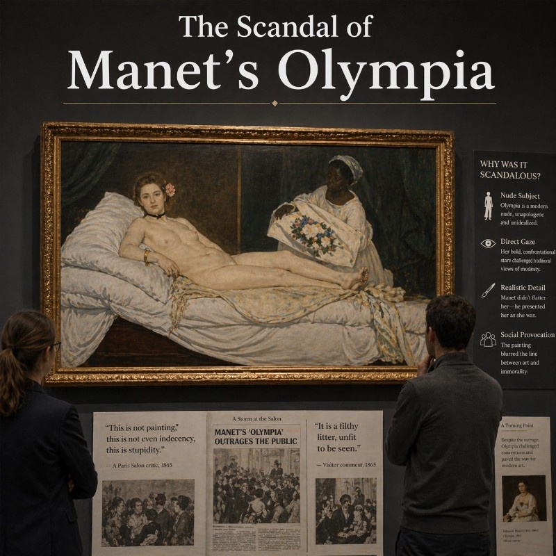The Scandal of Manet’s 'Olympia'