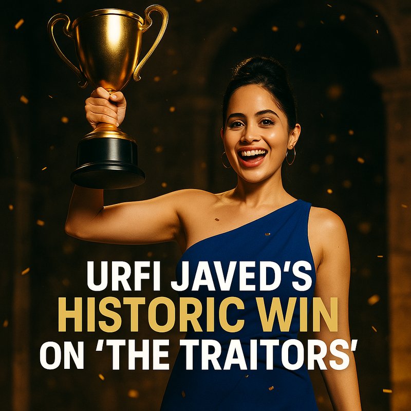 Urfi Javed's Historic Win on 'The Traitors'