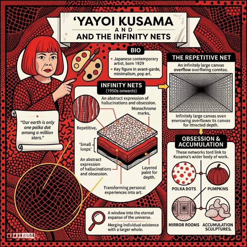 Yayoi Kusama and the Infinity Nets
