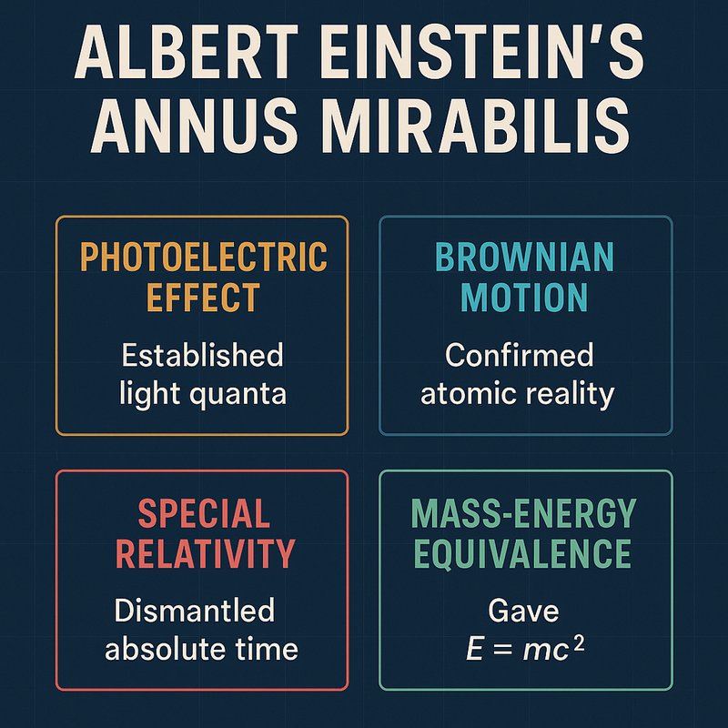 Albert Einstein's Annus Mirabilis