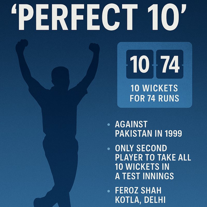 Anil Kumble's 'Perfect 10'