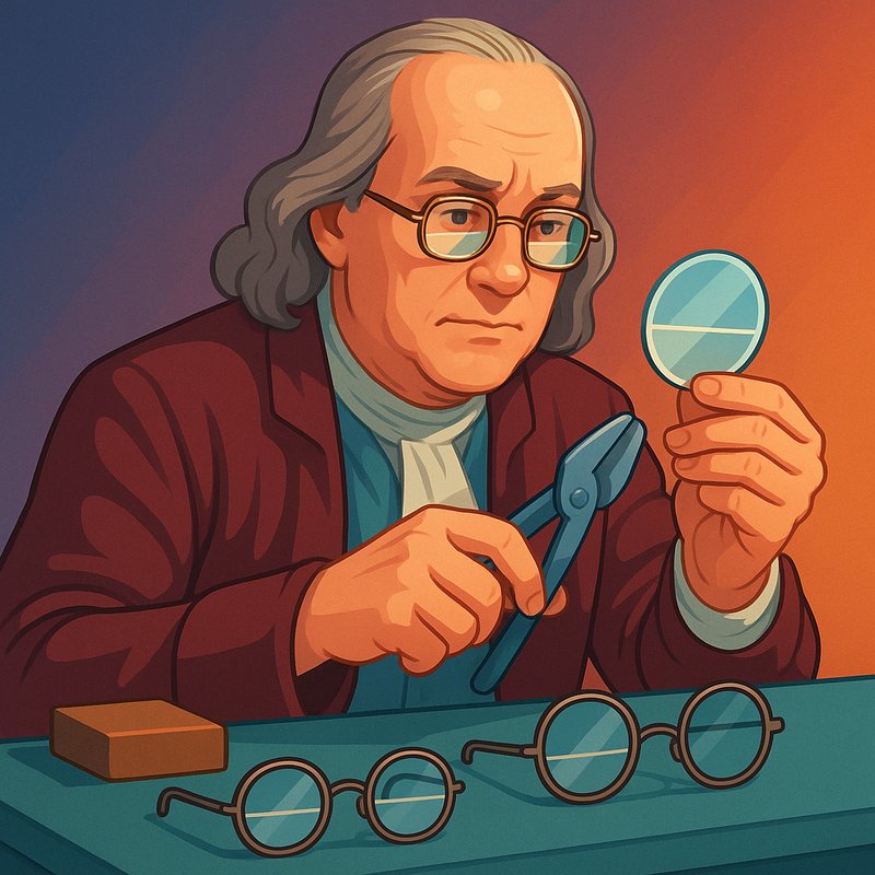 Benjamin Franklin and the Bifocal Lens