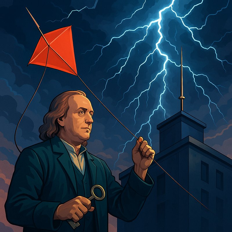 Benjamin Franklin and the Lightning Rod