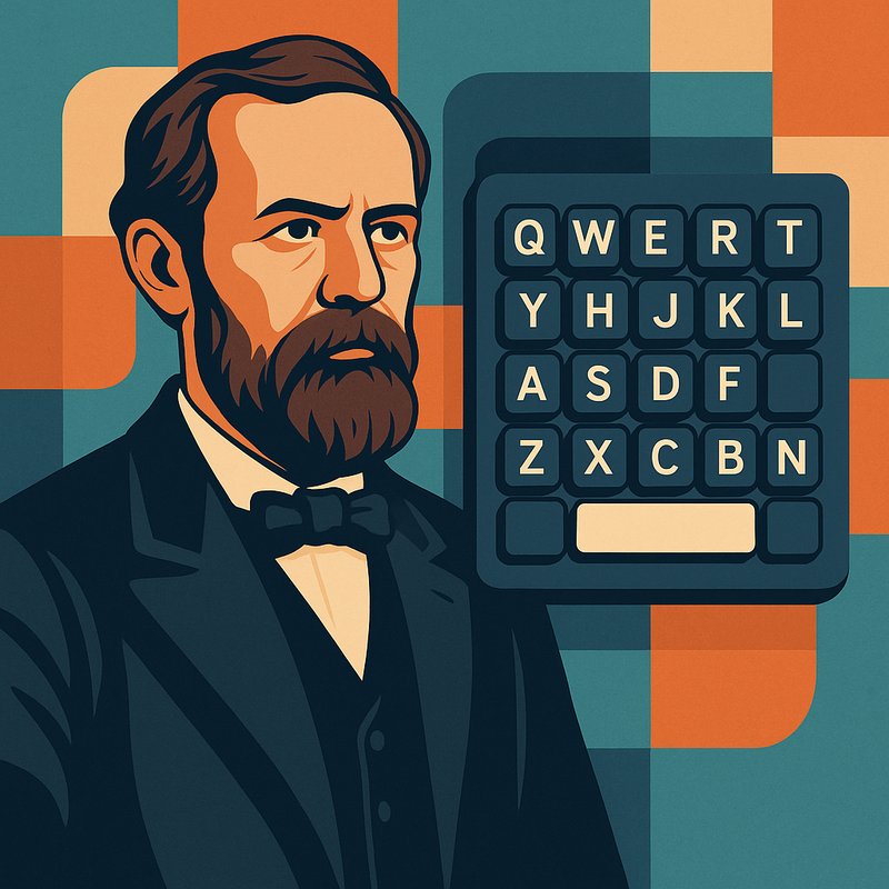 Christopher Sholes and the QWERTY Layout
