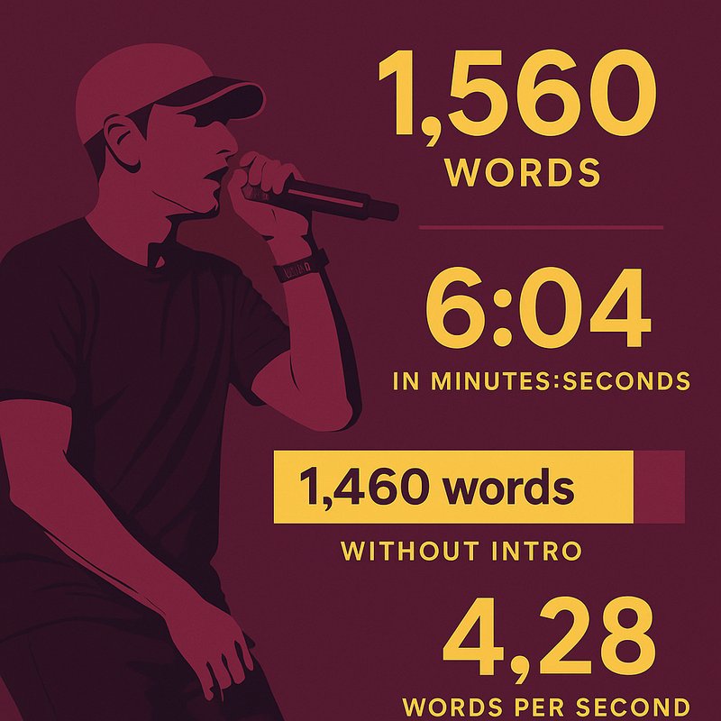 Eminem’s 'Rap God' Word Count