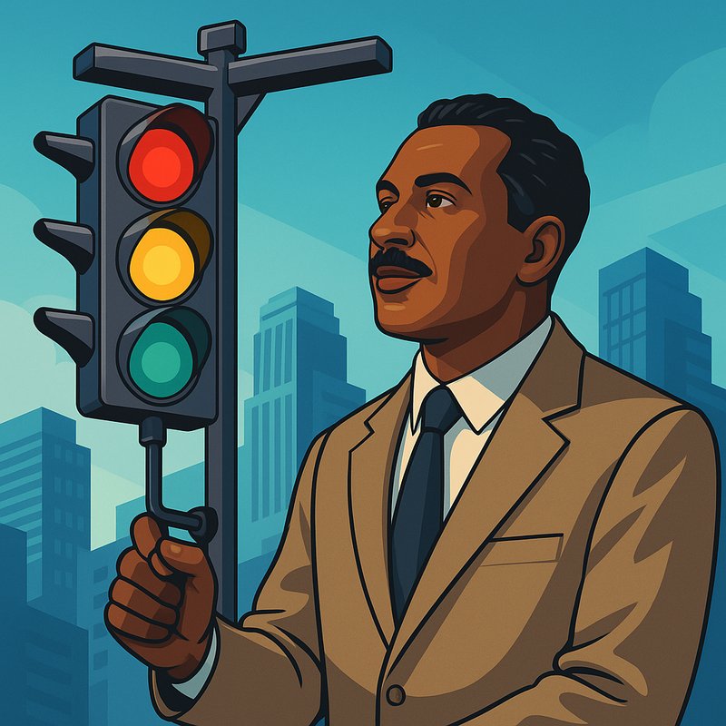 Garrett Morgan and the Three-Light Traffic Signal