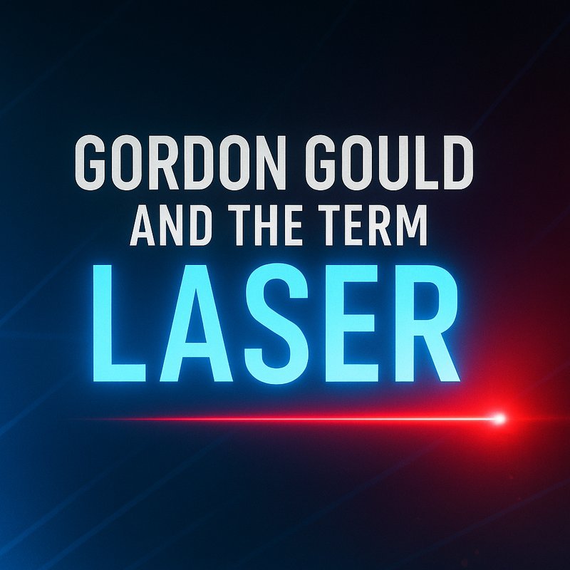Gordon Gould and the Term 'LASER'