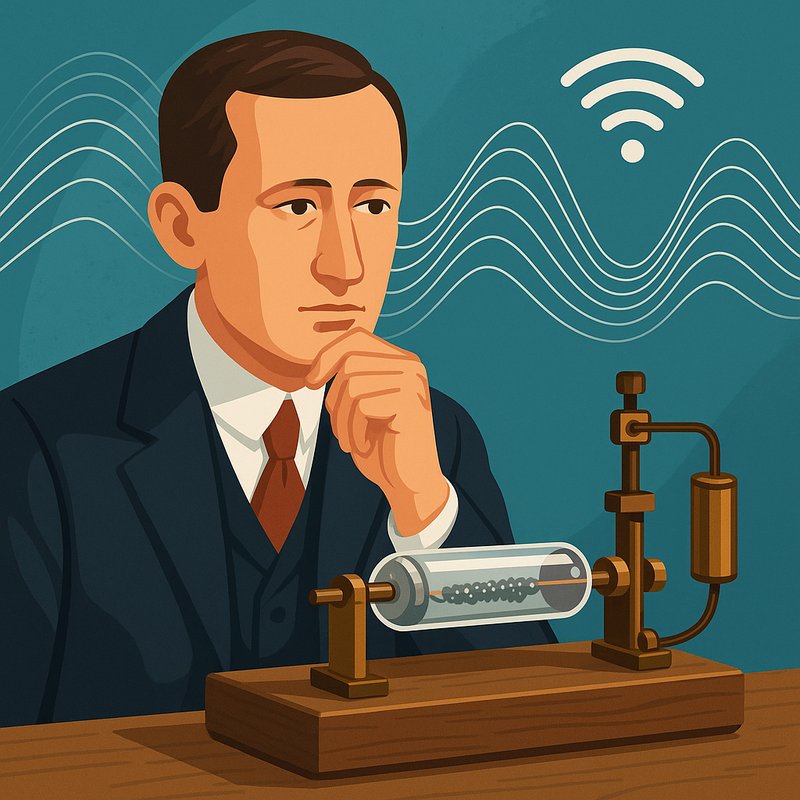 Guglielmo Marconi and the Radio Coherer