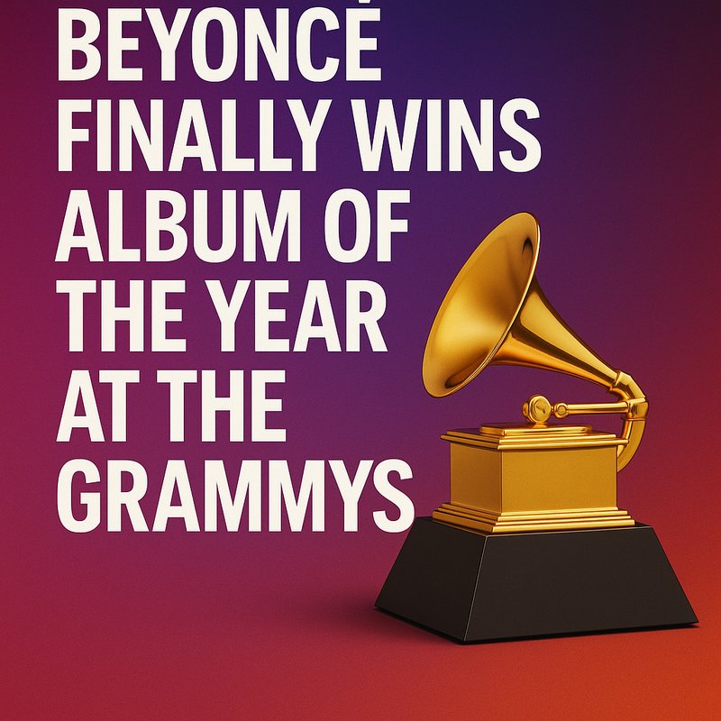 Beyoncé Finally Wins Album of the Year at the Grammys