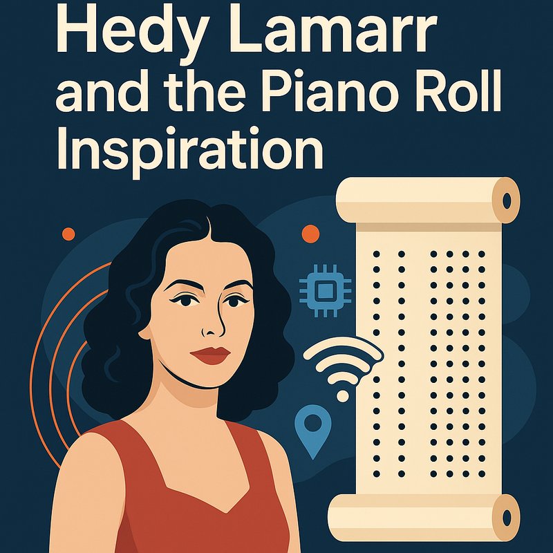 Hedy Lamarr and the Piano Roll Inspiration