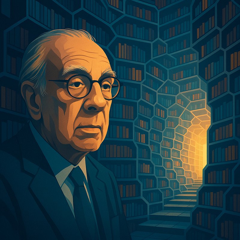 Jorge Luis Borges and the Library of Babel