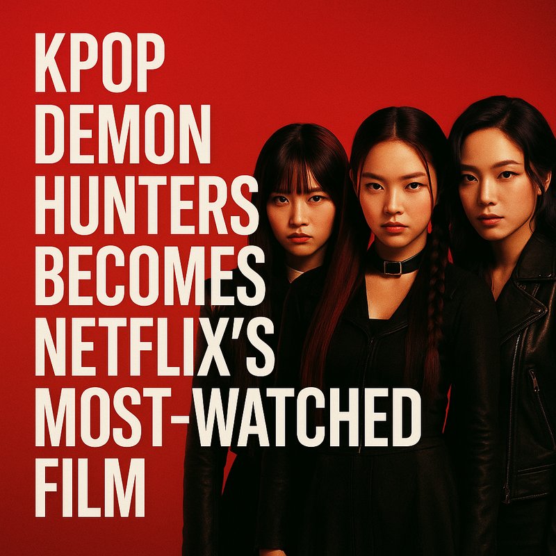 KPop Demon Hunters Becomes Netflix’s Most-Watched Film
