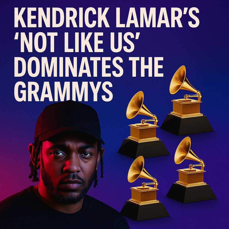 Kendrick Lamar's 'Not Like Us' Dominates the Grammys