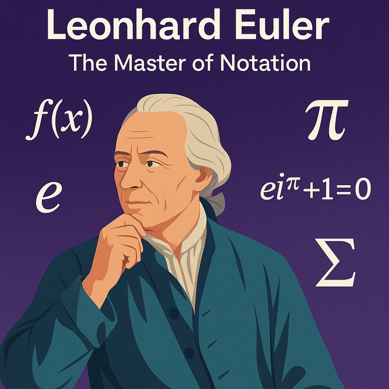 Leonhard Euler: The Master of Notation