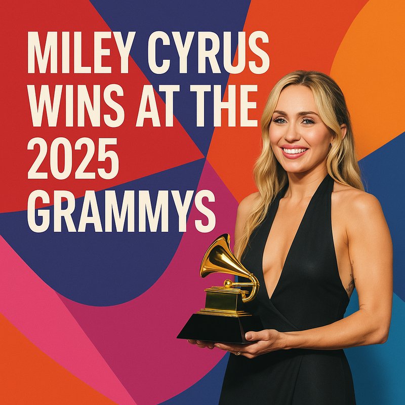 Miley Cyrus Wins at the 2025 Grammys