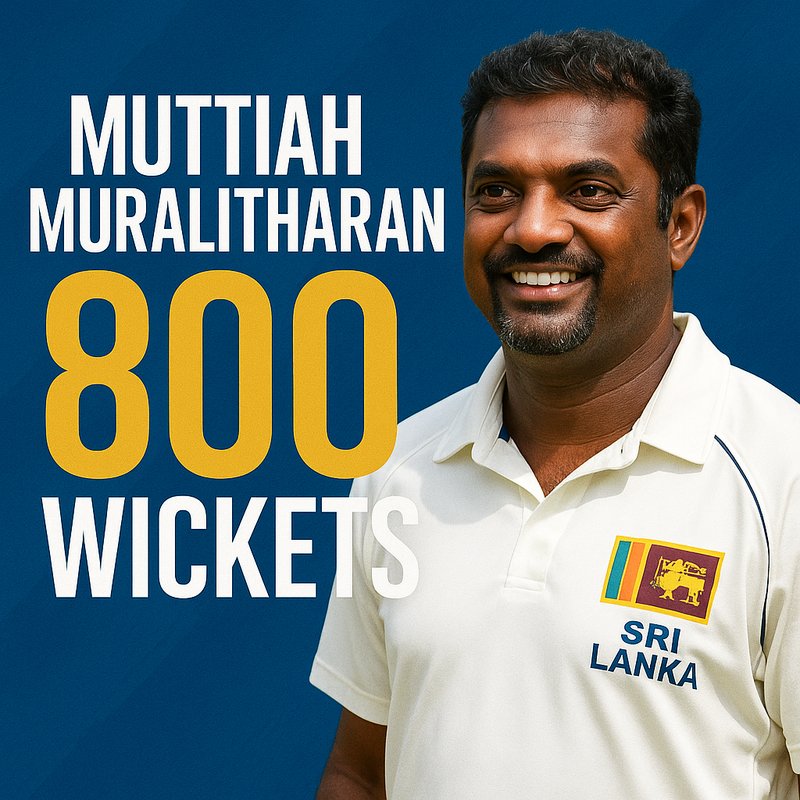 Muttiah Muralitharan: 800 Wickets
