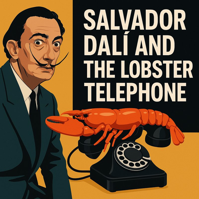 Salvador Dalí and the Lobster Telephone