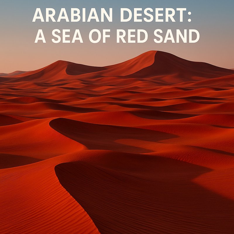 The Arabian Desert: A Sea of Red Sand