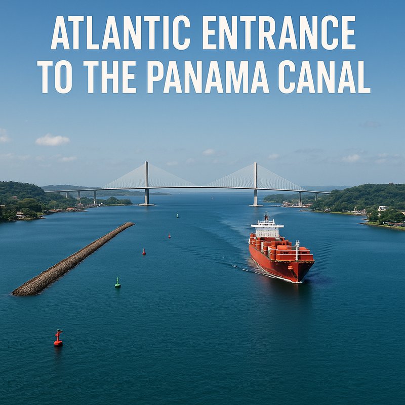 The Atlantic Entrance to the Panama Canal