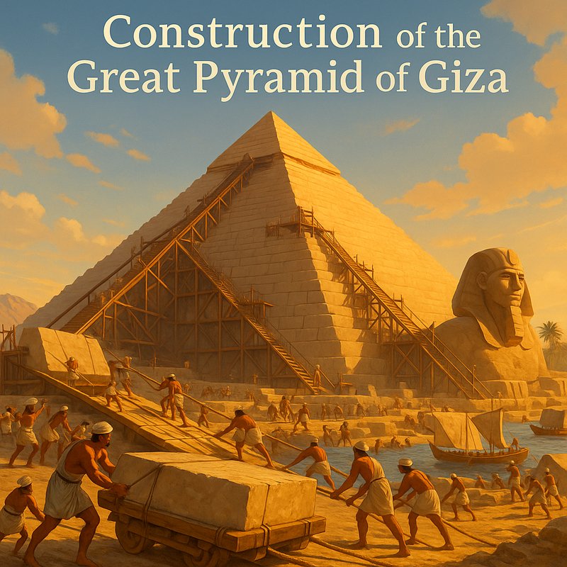 The Construction of the Great Pyramid of Giza