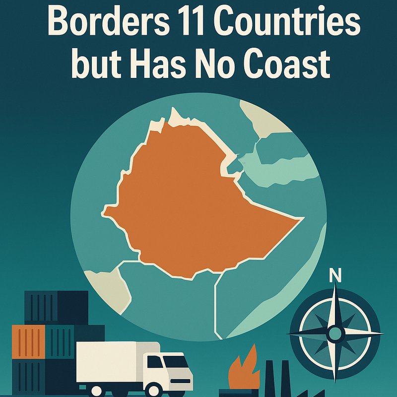 The Country That Borders 11 Countries but Has No Coast