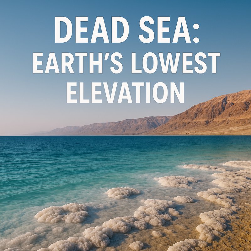 The Dead Sea: Earth’s Lowest Elevation