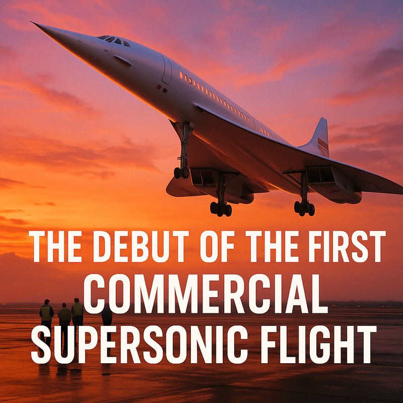 The Debut of the First Commercial Supersonic Flight