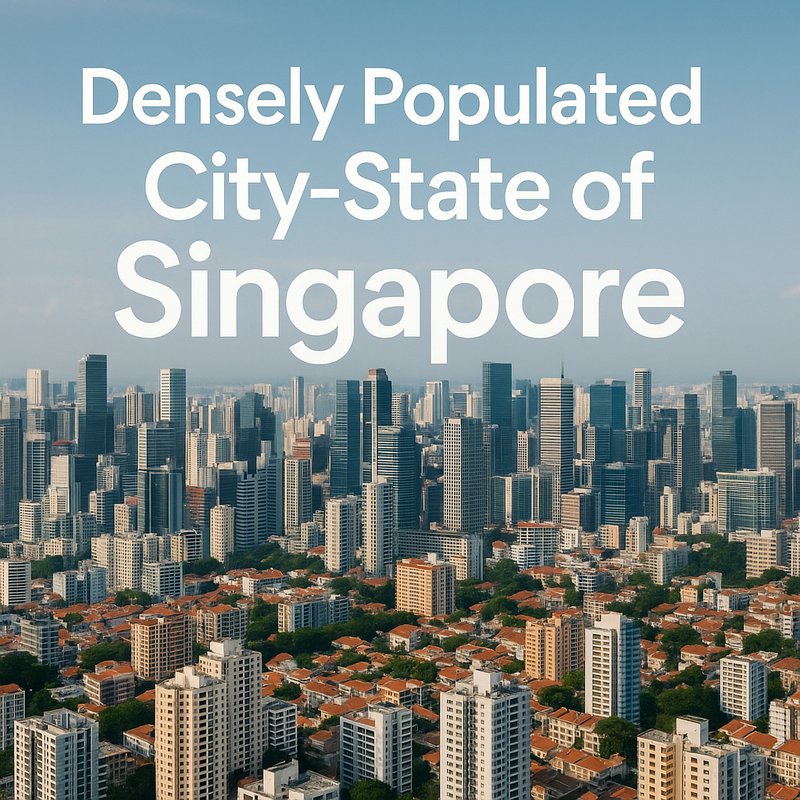 The Densely Populated City-State of Singapore