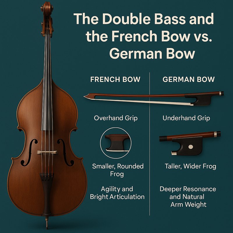 The Double Bass and the French Bow vs. German Bow