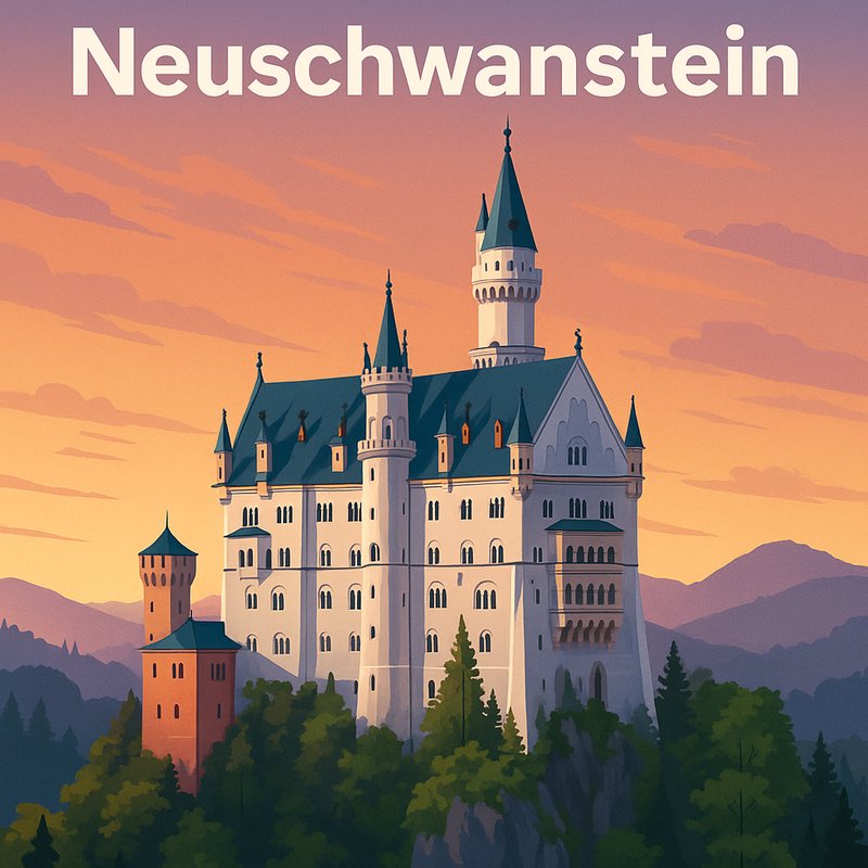 The Fairy Tale Castle: Neuschwanstein