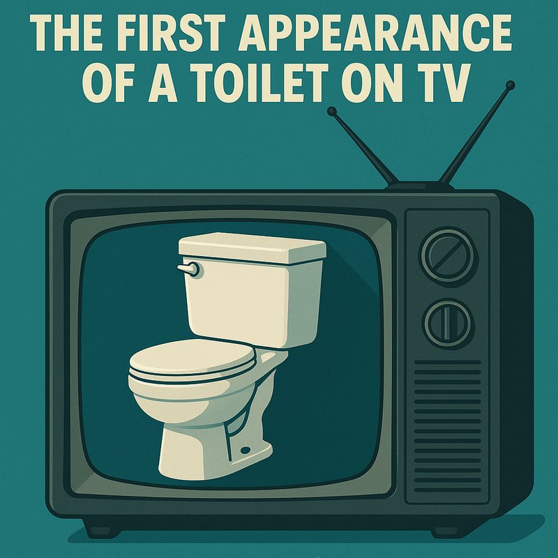 The First Appearance of a Toilet on TV