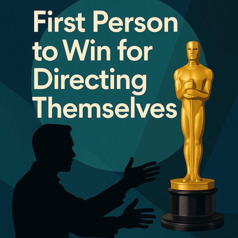 The First Person to Win for Directing Themselves