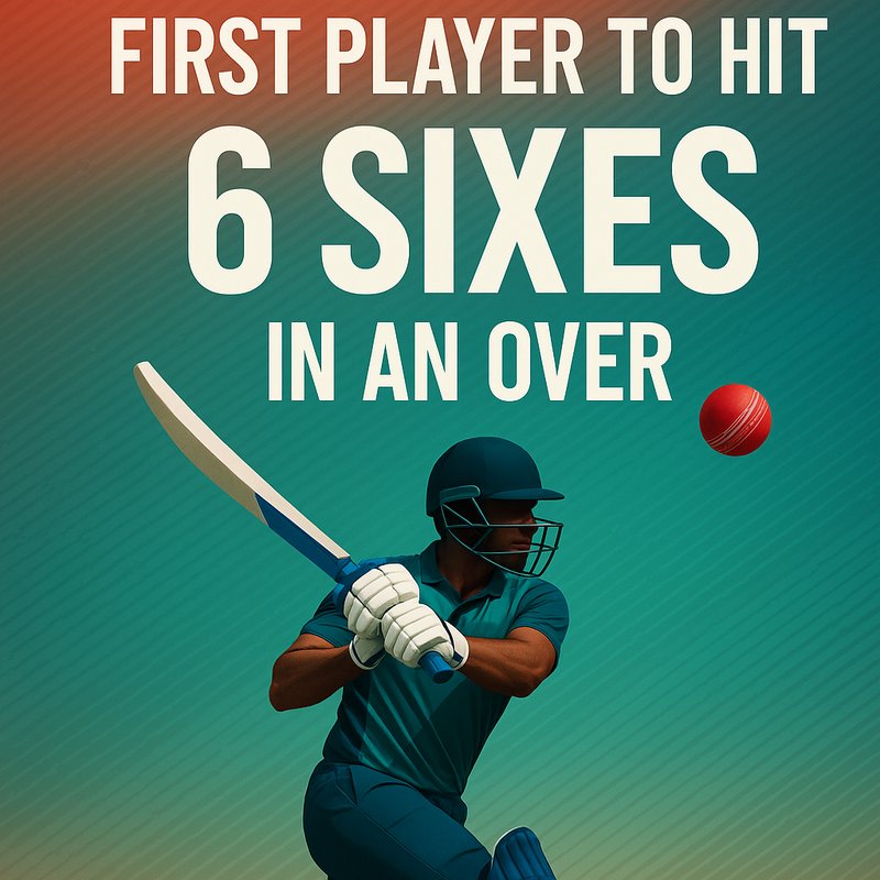 The First Player to Hit 6 Sixes in an Over