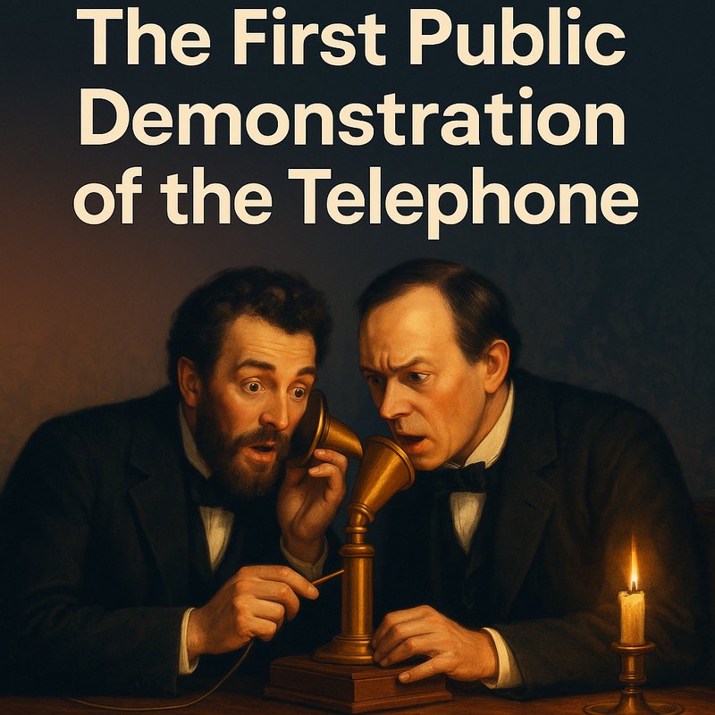 The First Public Demonstration of the Telephone