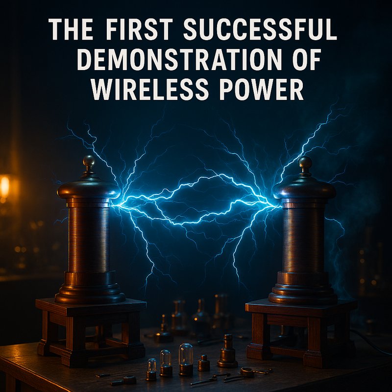 The First Successful Demonstration of Wireless Power
