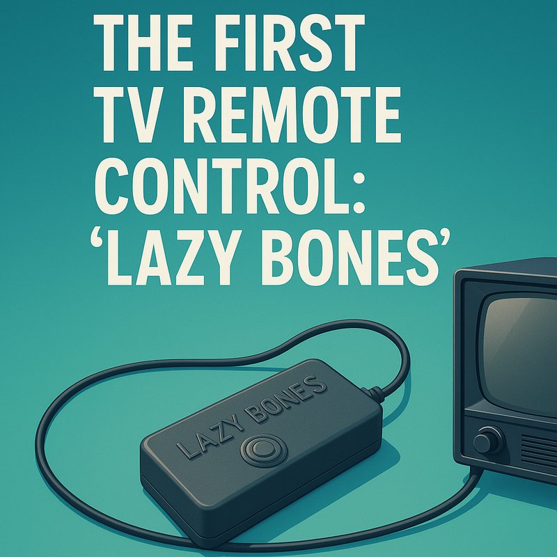 The First TV Remote Control: 'Lazy Bones'