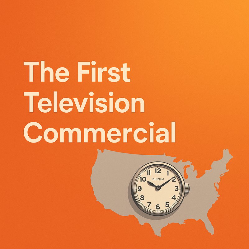 The First Television Commercial