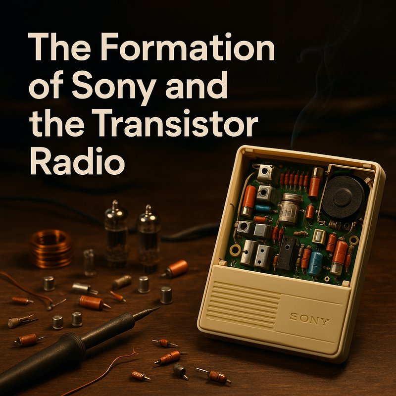 The Formation of Sony and the Transistor Radio