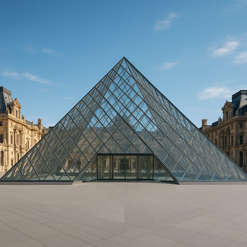 The Glass Pyramid: The Louvre