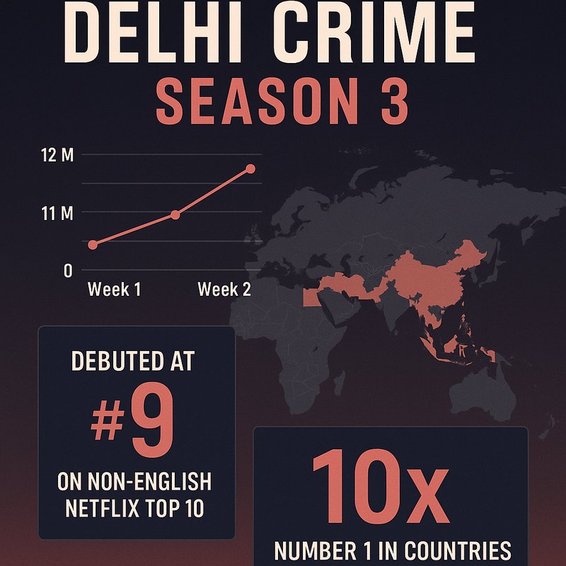 The Global Charting of 'Delhi Crime' Season 3