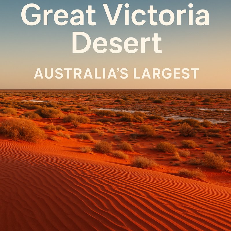 The Great Victoria Desert: Australia's Largest
