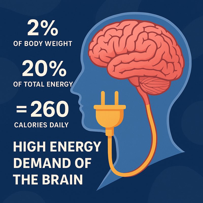 The High Energy Demand of the Brain