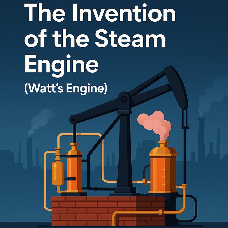 The Invention of the Steam Engine (Watt's Engine)