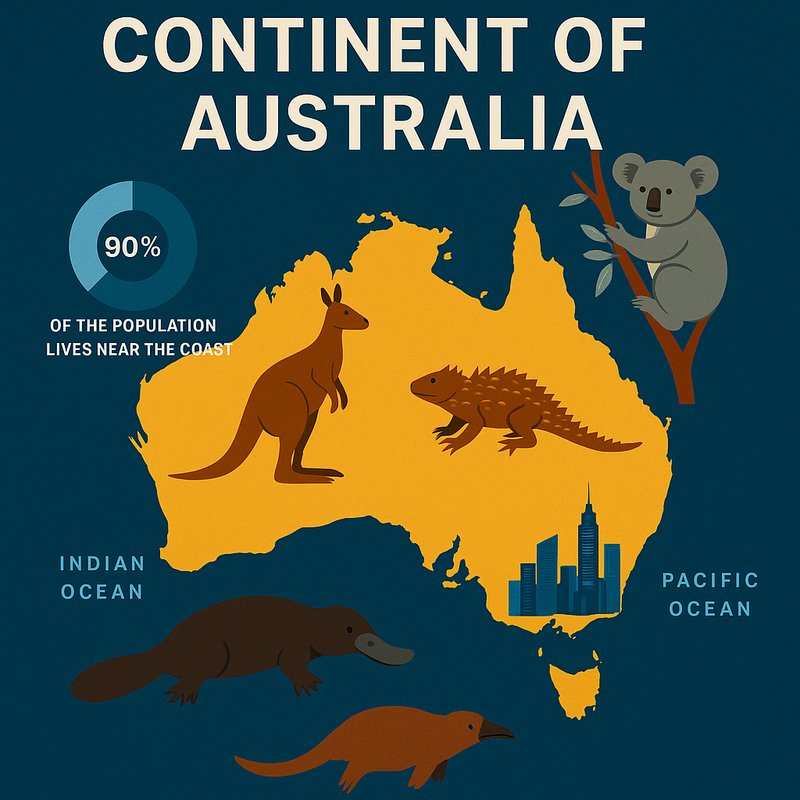 The Island Continent of Australia