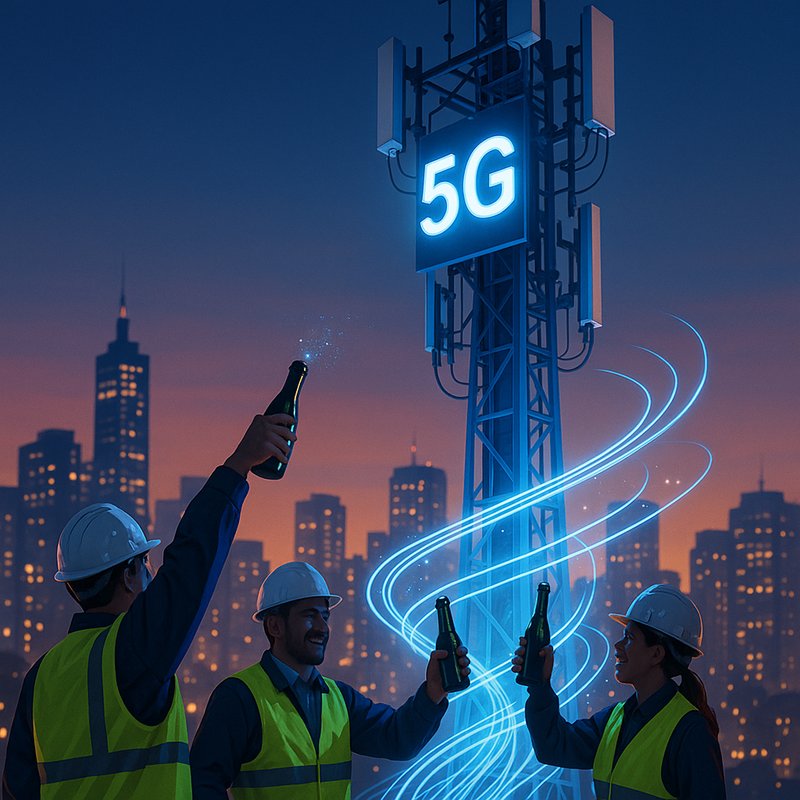 The Launch of the First Commercial 5G Network