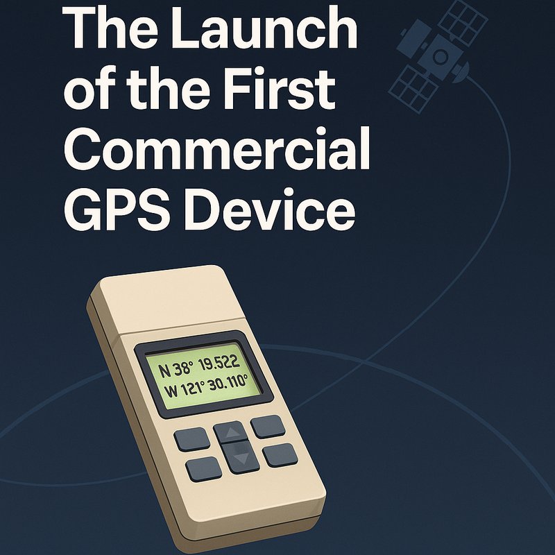 The Launch of the First Commercial GPS Device