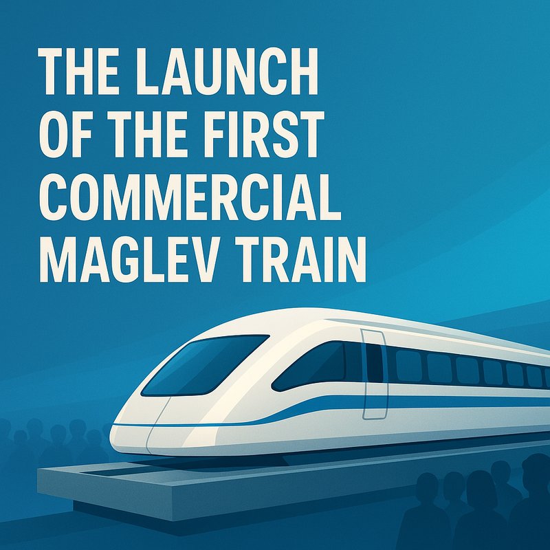 The Launch of the First Commercial Maglev Train