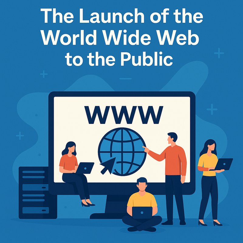 The Launch of the World Wide Web to the Public